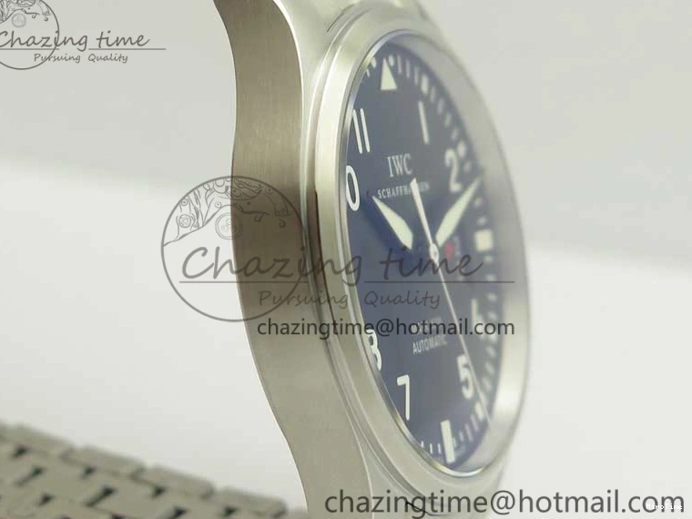 MIROTIME 0107 Mark XVII IW326504 MKS 1:1 Best Edition Black Dial On SS Bracelet MIYOTA 9015 V Durable 7210